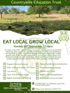We do have more weddings in the diary but we have last public event of the year ends on Sunday (28th Sept) with a lovely local one at the Countryside Education Trust in Beaulieu who are celebrating their 50th Anniversary. Come on down to see what they do, explore the farm, local produce, meet the animals, live music and more. 
#countrysideeducationtrust #hampshireevents #beaulieu #newforestnationalpark #newforesticecream #newforestmarque